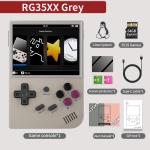 ANBERNIC RG35XX Plus/RG35XX Retro delninė žaidimų konsolė 3,5&Prime; IPS ekranas Linux Ne&scaron;iojamas vaizdo žaidimų grotuvas Palaiko HD-M-I TV i&scaron;vestį