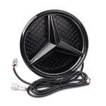 1 vnt. automobilio grotelių emblema žvaigždės ženklelis priekinių grotelių logotipas Mercedes Benz W204 W205 X253 X156 W176 W177 W167 W246 W117 X167, GLK-X204 2006-2012