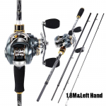 Me&scaron;kerės 24 tonų anglies pluo&scaron;to 4 dalių užmetimo me&scaron;kerykotis ir 11+1BB 7.0:1 masalų ritė 1.8M & Left Hand