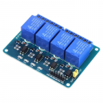 Relės modulis, kietojo kūno nuolatinės srovės 5 V relės modulis su optronu, skirtu Arduino Raspberry Pi 4Channel