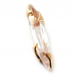 Les Tr&eacute;sors De Lily [D9541] - Pendentif Plaqu&eacute; Or 'Delicate' Blanc auksas