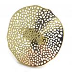 Les Tr&eacute;sors De Lily [N3064] - Bague Cr&eacute;ateur 'Cl&eacute;opatra' dor&eacute; auksas