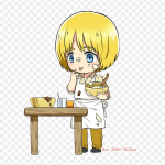 &bdquo;Chibi Girl&ldquo; gamina maistą Arminas Arlertas &bdquo;Chibi&ldquo; i&scaron;karpų pleistrai drabužiams dideli animaciniai pleistrai &Scaron;ilumos perdavimo vinilo lipdukai Lygintuvai ant drabužių