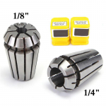 2 vnt ER11 1/4 + 1/8 colio spyruoklinių įvorių rinkinys CNC frezavimo tekinimo įrankiui
