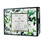 Žalioji arbata su citrinų tulsi (18 pak., 2 g), Lemon Tulsi žalioji arbata, arbatos lobis