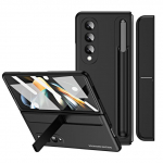 &bdquo;Samsung Fold4 S Pen&ldquo; telefono dėklas, skirtas &bdquo;Samsung Galaxy Z Fold4 Fold4 Fold 4&ldquo;, visi&scaron;kai apsaugotas grūdinto stiklo plėvelės dėklas for Samsung Z Fold 4 juoda