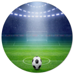 Futbolo kilimas svetainei Futbolo krep&scaron;inio kilimėlis beisbolo apvalus didelis kilimėlis vaikams žaidimų kilimėlis Dovanų namų dekoravimas Diameter 120cm