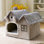 Dvigubas nuimamas ir plaunamas &scaron;unų namas Universalus kačių kraikas rudens ir žiemos palapinė &scaron;unų lova Pet Cat House &scaron;unų namas veislynas S
