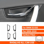 Skirtas BMW X3 E83 2004 2005 2006 2007 2008 2009 2010 Anglies pluo&scaron;to lipdukas Centrinio valdymo pavarų dėžės i&scaron;leidimo angos interjeras automobiliui 21