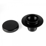 Naujas BMW R45 R65 R80 R90 90S 100R R100 motociklui aliuminio kuro bako dangtelis, juodas sidabras