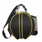 Apvalios formos kamuoliukų krep&scaron;ys, skirtas krep&scaron;inio futbolo tinklinio kuprinei for # 7 basketball juoda