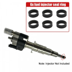 6x kuro purk&scaron;tuko sandariklio žiedas, skirtas BMW N54 N63 135 335 535 550 650i 740i 750i X5 X6