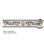 10x240 cm PVC vandeniui atspari juosmens linija Lipni juosmens dekoratyvinė juostelė