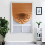 1vnt Vonios kambario Balkono Žaliavos Plisuotos žaliuzės Lipnios pusiau užtemdančios langų užuolaidos 60X150cm