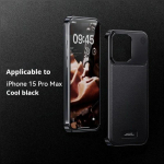 Prabangus verslo odinis aliuminio 2 viename telefono dėklas, skirtas iPhone 15 14 13 Pro Max metaliniam rėmeliui Magsafe vandenyno kvapo pliko metalo dangtelis