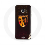 Coque Samsung Galaxy S6 rcl lens orange fond noir