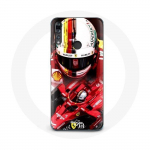 Coque pour Huawei p30 Formule 1 Sebastian Vettel F1 Rouge