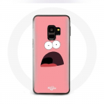 Coque pour Samsung Galaxy S9 plus Patrick &Eacute;toile Bob l'&eacute;ponge rose