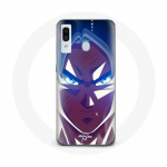 Coque pour Samsung Galaxy A20e Dragon Ball Goku Visage &eacute;nerv&eacute;