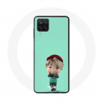 Coque pour Samsung Galaxy A12 BTS TinyTAN Jimin Animation