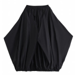 Xitao Netaisyklingo elastingumo juosmens sijonas, klostuotas, madinga moteri&scaron;ka asmenybė DMJ4056 One Size juoda