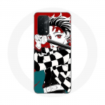 Coque pour Oppo A74 5G S&eacute;rie Tanjiro et Nezuko Demon Slayer Kimetsu no Yaiba &eacute;p&eacute;e - Maniacase