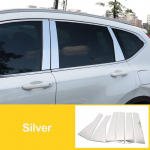 For Honda crv CR-V 2017 2018    2022 Stainless Steel Car Window Pillar Post Cover Strip Trim Stickers Accessories