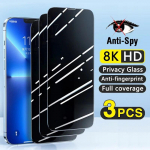 3 vnt. apsauginis stiklas nuo &scaron;nipinėjimo programų, skirtas &bdquo;iPhone 11 12 13 14 15 Pro Max&ldquo;, skirtas &bdquo;iPhone 7 8 14 Plus XS XR 12 Mini&ldquo; iphone 11 gryna