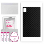 apgo Protective Skin Sticker for the back compatible with Realme Pad Mini, Wrap Film, Foil, Vinyl - Pattern Carbon Black