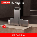 &bdquo;Lenovo-USB Flash Drive Type-C Dual USB A Plus USB C OTG&ldquo;, skirta &bdquo;Android&ldquo; i&scaron;maniojo telefono plan&scaron;etiniam kompiuteriui ir ne&scaron;iojamajam kompiuteriui &bdquo;2-in-1 MU110&ldquo; pilka