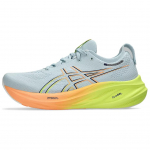 ASICS Gel Nimbus 26 Paris Moteri&scaron;ki sportbačiai Mėlyni Cool-Grey Saugos geltoni 1012B743-750 40