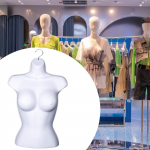 Eleganti&scaron;ka moteri&scaron;ka suknelė su pakabinamu kabliuku white