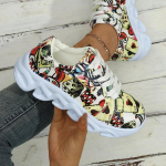 madingi pavasario/rudens moteri&scaron;ki vulkanizuoti batai apvaliu priekiu, plok&scaron;čiapadžiai, lauko mados, lengvi kasdieniai plok&scaron;čiapadžiai, neslystantys platforminiai batai 36 juoda