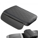 Automobilio porankio pagalvėlė Vandeniui atspari oda Centrinės konsolės porankio pagalvėlė Daiktų laikymo ki&scaron;enės 2 viename Automobilio porankio sėdynės dėžutės apsauga Mink&scaron;ta