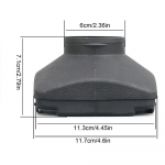 Automobilio dyzelinio &scaron;ildytuvo oro i&scaron;leidimo vamzdis 75/50/60 mm dyzelinis oras automobilių stovėjimo &scaron;ildytuvo vamzdžiai 1/2/4 skylės automatinio &scaron;ildytuvo vamzdžio oro i&scaron;leidimo angos dangtis