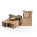 10-30pcs Kraft Paper Gift Box with Ribbon Tags Retro Candy Bag wedding favors for guests gift Packaging Christmas Birthday Party 10pcs&11x7x3.5cm ruda
