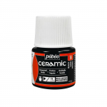 Peinture - P&eacute;b&eacute;o - Ceramic - Noir - 45ml - Brillant et opaque