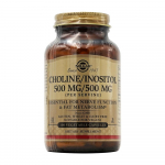 Cholinas 500 mg / Inozitolis 500 mg, 100 daržovių kapsulių