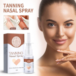 Nosies pur&scaron;kalas, padedantis įdegti ir pagražinti odą. Savaime džiūstantis ir deginantis saulėje senoviniuose bronzos dirbiniuose Kviečiai ir bronzinė oda 30 ml balta
