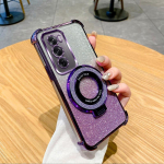 Atsparus smūgiams laikiklio žiedo telefono dėklas OPPO Reno 12 11 10 Pro 8 7 6 5 5G 12F 11F 5Z 7Z 8Z Find X3 X5 Lite X7 Ultra X8 Mink&scaron;tas vir&scaron;elis Find X8 Pro violetinė