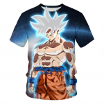 Anime Dragon Ball Son Goku 3D spausdinti vaikų mar&scaron;kinėliai Vasaros mados laisvalaikio mar&scaron;kinėliai berniukui mergaitei Unisex vaiki&scaron;ki drabužiai mar&scaron;kinėlių vir&scaron;ūnės M