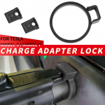 J1772 Tesla Model 3 2024 Model Y J1772 Įkrovimo adapteris Įkrovimo užraktas saugos apsauga Automobilių priedai Model3 ModelY 2024 armijos žalia spalva