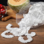 Vienkartinis maisto laikymo užvalkalas Daugkartinis elastinis &scaron;viežio maisto užvalkalai, tamprus įvyniojimas, dubenėlio indo maisto dangtelis &scaron;viežių laikymo mai&scaron;elių du&scaron;o kepuraitė 10Pcs