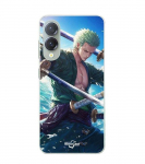 Coque de t&eacute;l&eacute;phone - Maniacase - Samsung Galaxy S25 Edge - Silicone - Souple - One Piece Roronoa Zoro