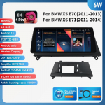 Hizpo 4G LTE I&scaron;manusis Ekranas Octa Core 10,25 Colio Automobilio Radijas Carplay Android Auto BMW X5 E70 (2011&ndash;2013 m) CIC skirtas BMW X6 E71 (2011&ndash;2014 m) CIC 6W 6G 64G AI