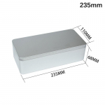 Mini Skardinė Muilinė Plaukų segtukas Metalinė Stačiakampė Geležinė Dėžutė Maža Kvadratinė Laikymo Papuo&scaron;alams Nagų Grožiui Saldainiams Monetoms Tablečių Dėžutės 235X110X68MM