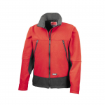 Rezultatas Vyri&scaron;ka Softshell Aktyvumo Vandeniui Atspari Vėjo Nepraleidžianti Striukė M raudona/juoda