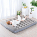 Vienas sulankstomas pripučiamas čiužinys namams ar kempingui Gray [Single Extra Large] 95W*185L*22H