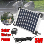 5W 500L/H Mikro saulės fontano siurblys Energijos mini vandens siurblys tvenkiniui, fontanui, akmenų sodui, sodo fontanui