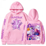 Kpop Demonų Medžiotojai Fanų Merčas Mira Rumi Zoey Huntrix Džemperis Harajuku Puloveris Vir&scaron;ūnės Vyras Moteris Džemperis Fanų Dovana S